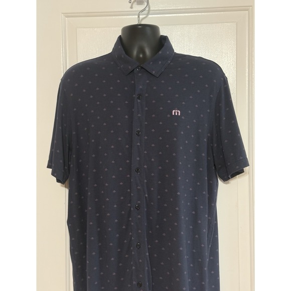 Sz Blockprints Other - Travis Mathews Sz L Navy Diamond Design